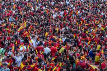 Fotogalería Final Eurocopa España vs Inglaterra 105 Final Eurocopa Plaza Azoguejo