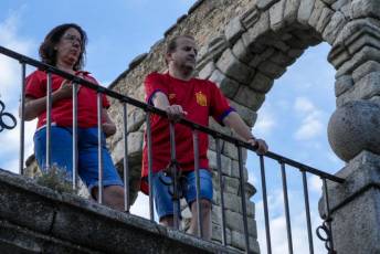 Fotogalería Final Eurocopa España vs Inglaterra 15 Final Eurocopa Plaza Azoguejo