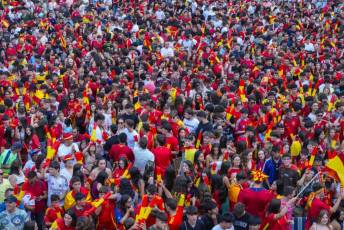 Fotogalería Final Eurocopa España vs Inglaterra 37 Final Eurocopa Plaza Azoguejo