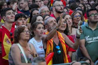 Fotogalería Final Eurocopa España vs Inglaterra 86 Final Eurocopa Plaza Azoguejo