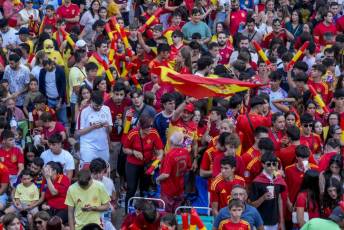 Fotogalería Final Eurocopa España vs Inglaterra 28 Final Eurocopa Plaza Azoguejo