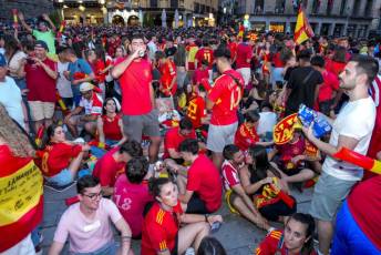 Fotogalería Final Eurocopa España vs Inglaterra 50 Final Eurocopa Plaza Azoguejo