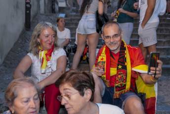 Fotogalería Final Eurocopa España vs Inglaterra 16 Final Eurocopa Plaza Azoguejo