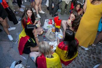 Fotogalería Final Eurocopa España vs Inglaterra 93 Final Eurocopa Plaza Azoguejo
