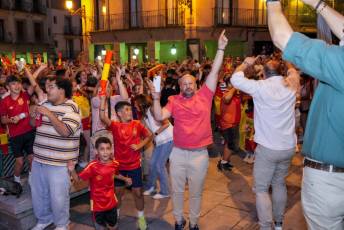 Fotogalería Final Eurocopa España vs Inglaterra 74 Final Eurocopa Plaza Azoguejo