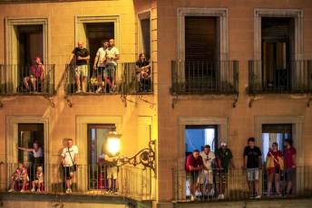 Fotogalería Final Eurocopa España vs Inglaterra 8 Final Eurocopa Plaza Azoguejo