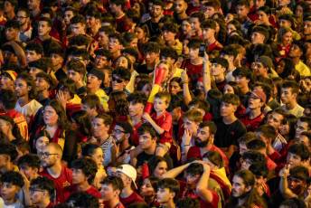 Fotogalería Final Eurocopa España vs Inglaterra 80 Final Eurocopa Plaza Azoguejo