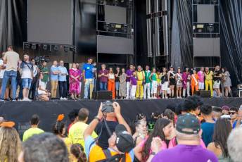 Fotogalería Pregón y Desfile de Peñas Barrio San Lorenzo 18 Pregón Fiestas Barrio San Lorenzo