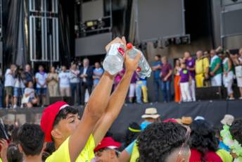 Fotogalería Pregón y Desfile de Peñas Barrio San Lorenzo 75 Pregón Fiestas Barrio San Lorenzo