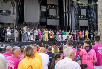 Fotogalería Pregón y Desfile de Peñas Barrio San Lorenzo 9 Pregón Fiestas Barrio San Lorenzo