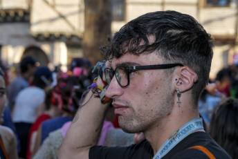 Fotogalería Pregón y Desfile de Peñas Barrio San Lorenzo 28 Pregón Fiestas Barrio San Lorenzo