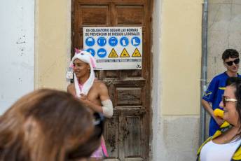 Fotogalería Pregón y Desfile de Peñas Barrio San Lorenzo 36 Pregón Fiestas Barrio San Lorenzo