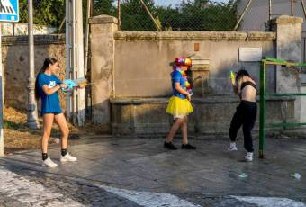 Fotogalería Pregón y Desfile de Peñas Barrio San Lorenzo 24 Pregón Fiestas Barrio San Lorenzo