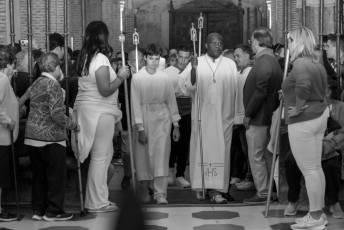 Fotogalería Ofrenda de los Cirios en Santa María La Real de Nieva 2 Ofrenda de los Cirios en Santa Maria la Real de Nieva