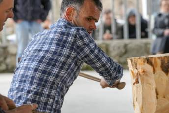 Fotogalería Colocación del Pino Gabarrero en El Espinar 34 Fotografía: Miguel Angel Fernández