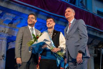 Fotogalería Pregón de las Ferias y Fiestas de Segovia 2025 y Concentración de Peñas 69 Pregón Fiestas Segovia y Concentración de Peñas - Héctor Criado