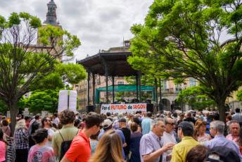 Fotogalería Protesta contra la reducción de paradas de tren en Segovia 12 Protesta por la reducción de paradas de tren - Héctor Criado