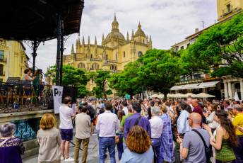 Fotogalería Protesta contra la reducción de paradas de tren en Segovia 25 Protesta por la reducción de paradas de tren - Héctor Criado
