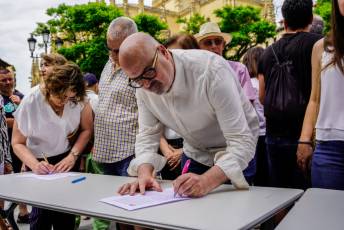 Fotogalería Protesta contra la reducción de paradas de tren en Segovia 31 Protesta por la reducción de paradas de tren - Héctor Criado
