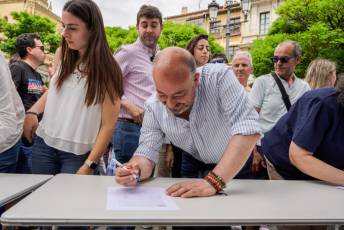 Fotogalería Protesta contra la reducción de paradas de tren en Segovia 32 Protesta por la reducción de paradas de tren - Héctor Criado