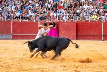 Fotogalería Concurso de recortes, saltos y quiebros en la plaza de toros de San Lorenzo 56 Concurso Recortes Saltos y Quiebros San Lorenzo - Héctor Criado