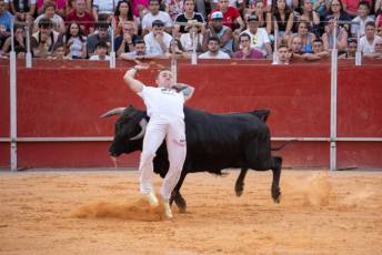Fotogalería Concurso de recortes, saltos y quiebros en la plaza de toros de San Lorenzo 70 Concurso Recortes Saltos y Quiebros San Lorenzo - Héctor Criado