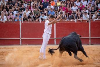 Fotogalería Concurso de recortes, saltos y quiebros en la plaza de toros de San Lorenzo 74 Concurso Recortes Saltos y Quiebros San Lorenzo - Héctor Criado