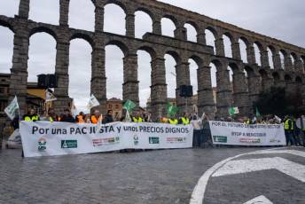 Fotogalería Tractorada en Segovia 44 Tractorada Segovia - Héctor Criado