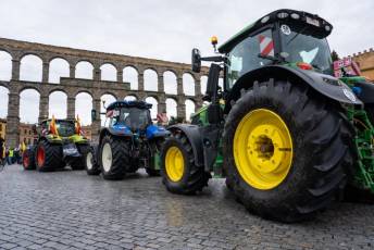 Fotogalería Tractorada en Segovia 47 Tractorada Segovia - Héctor Criado