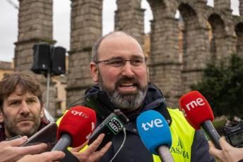 Fotogalería Tractorada en Segovia 53 Tractorada Segovia - Héctor Criado