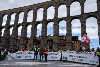 Fotogalería Tractorada en Segovia 59 Tractorada Segovia - Héctor Criado