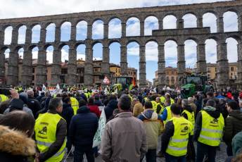Fotogalería Tractorada en Segovia 61 Tractorada Segovia - Héctor Criado