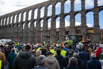 Fotogalería Tractorada en Segovia 63 Tractorada Segovia - Héctor Criado