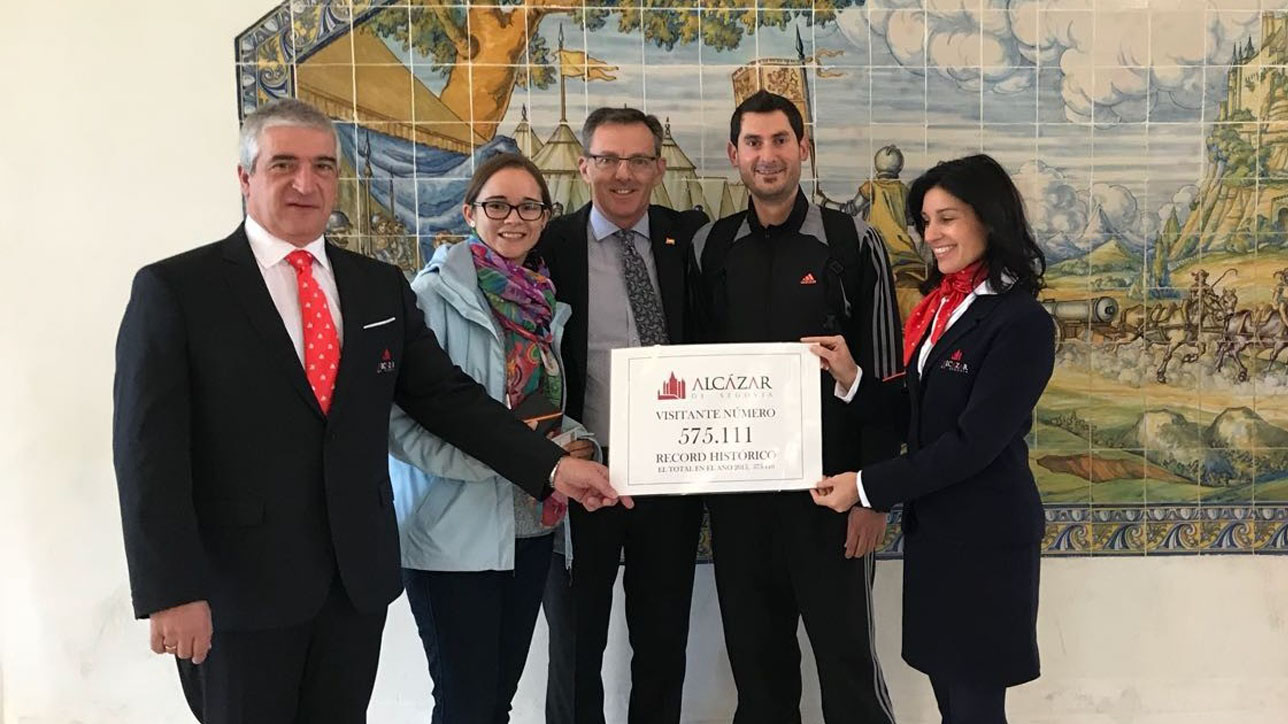 El Alcázar bate su récord histórico de visitas anuales al superar las 575.110