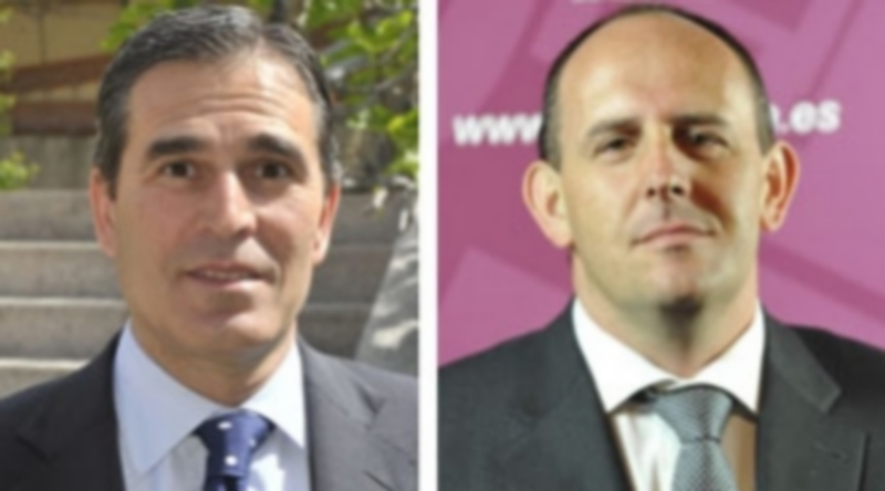 Sanz Vitorio  y Jose Luis Aceves. / Juan Martín