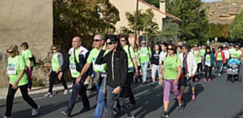 Kilómetros de solidaridad con el Banco de Alimentos 1 Los marchadores