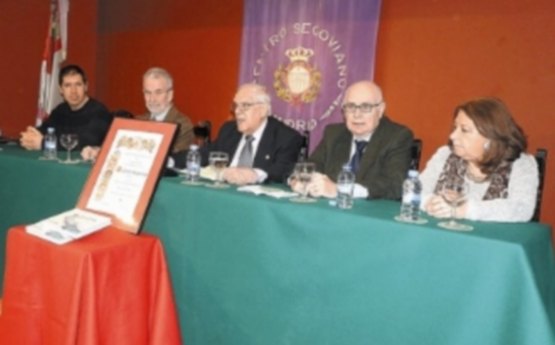 Mesa presidencial del acto celebrado en Madrid. / J.C.L.