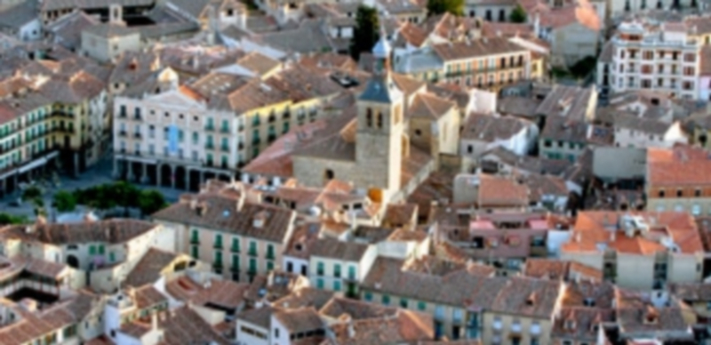 Vista general de parte del centro histórico de la ciudad