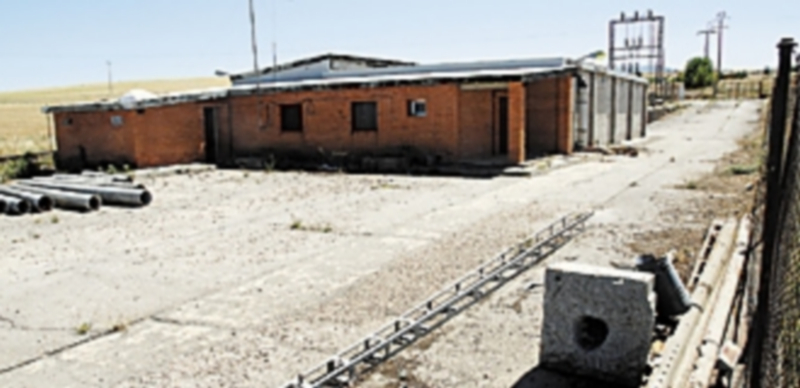 La zona de extracción de agua del acuífero de Madrona