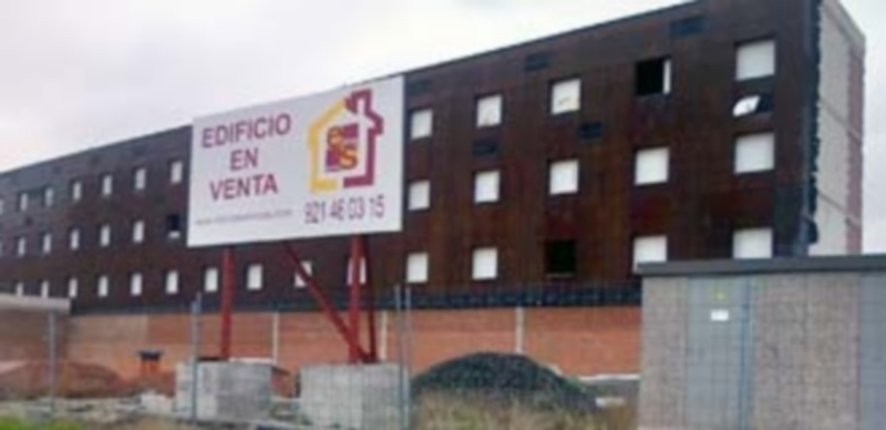 Imagen del estado en que se encuentra el hotel de Quitapesares