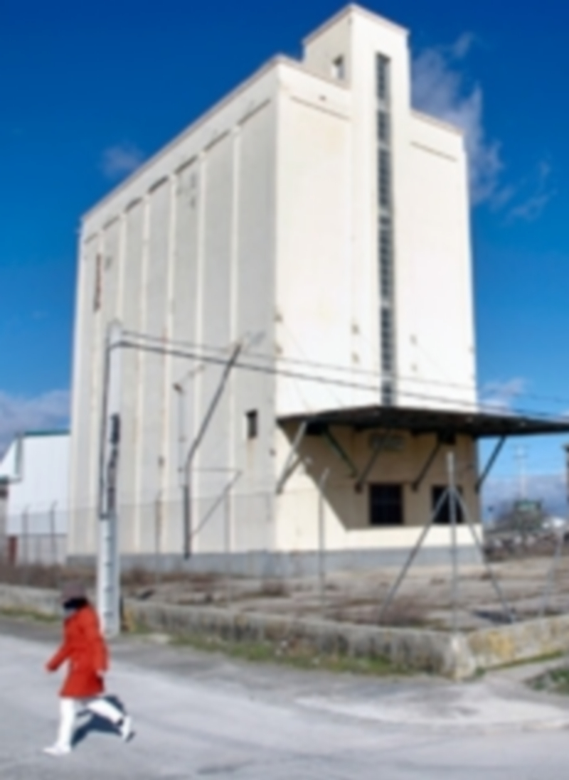 Silo ubicado en la localidad de Cuéllar