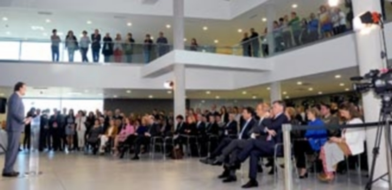 Mariano Rajoy se dirige a los invitados