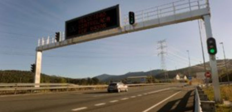 La autopista AP-61 (Segovia-San Rafael)