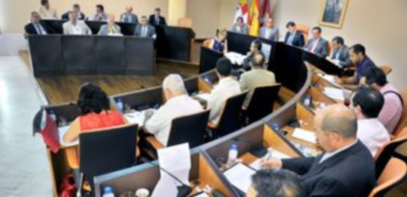 La corporación provincial al completo