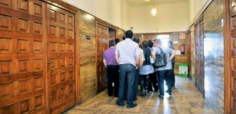 Imagen de archivo de la planta segunda del Palacio de Justicia de Segovia