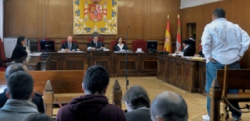 La corpulencia del acusado