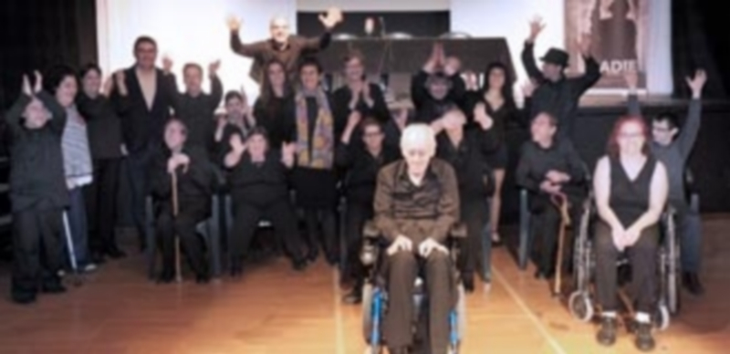 Los alumnos de la Escuela de Teatro Paladio