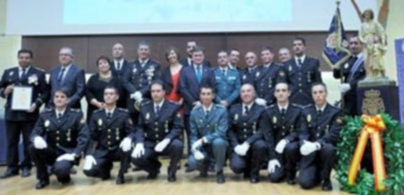 La policía celebró en la Sala Fundación Caja Segovia su fiesta anual./KAMARERO