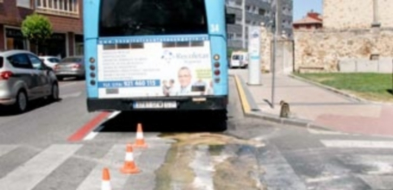 Las averías en los vehículos que prestan el servicio se reproducen con relativa frecuencia. / JUAN MARTÍN