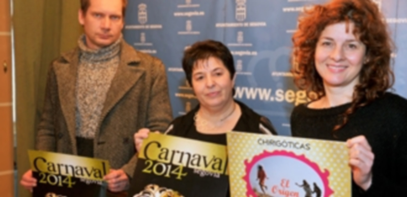 Teatro carnavalero 1 El director de teatro Antonio Álamo y Ana López Segovia (dcha.) presentaron la obra ‘Chirigóticas. El origen’ . / Kamarero